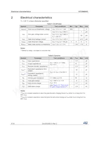 STD5N80K5 Datasheet Page 4
