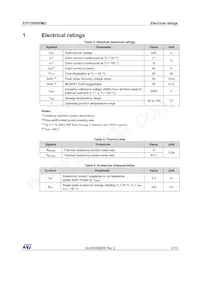 STF12N50DM2 Datasheet Page 3