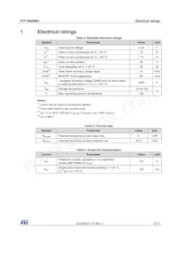 STF16N60M2 Datasheet Page 3