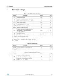 STF18N65M2 Datasheet Page 3