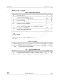 STF4N90K5 Datasheet Page 3