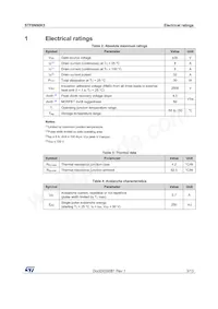 STF8N90K5 Datasheet Page 3