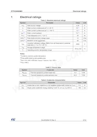 STFH24N60M2 Datasheet Page 3