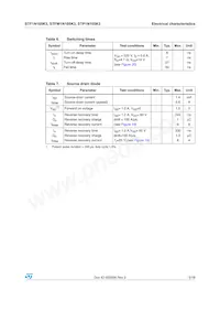 STFW1N105K3 Datasheet Page 5