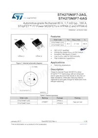 STH275N8F7-2AG Datasheet Copertura