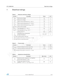 STL120N2VH5 Datasheet Page 3