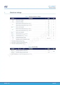 STL120N8F7 Datasheet Page 2