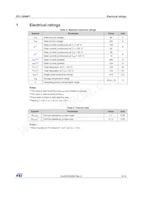 STL130N8F7 Datasheet Page 3