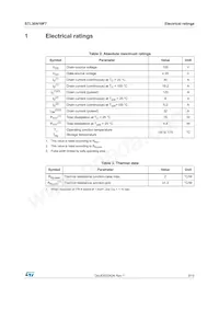 STL30N10F7 Datasheet Page 3