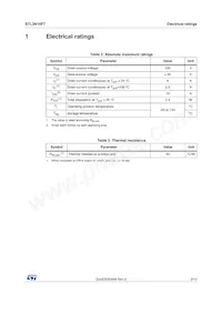 STL3N10F7 Datasheet Page 3