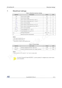 STL42P4LLF6 Datasheet Page 3