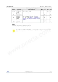 STL42P4LLF6 Datasheet Page 5