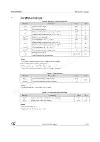 STL45N65M5 데이터 시트 페이지 3