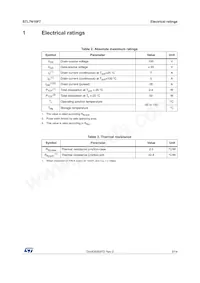STL7N10F7 Datasheet Page 3