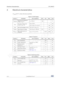 STL7N10F7 Datasheet Page 4
