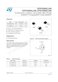 STP150N3LLH6 Datasheet Cover