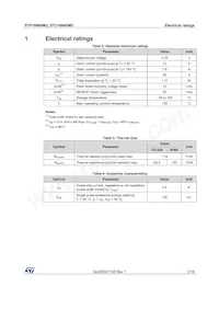 STP16N60M2 Datasheet Page 3