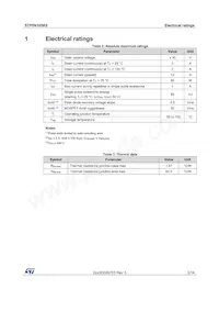STP5N105K5 Datasheet Page 3