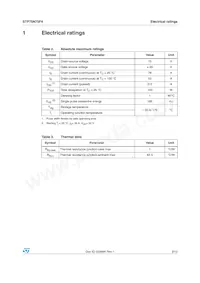 STP75N75F4 Datasheet Page 3
