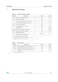 STP80NF70 Datasheet Page 3
