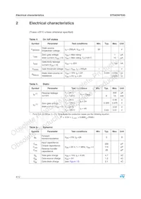 STS4DNFS30 Datasheet Page 4