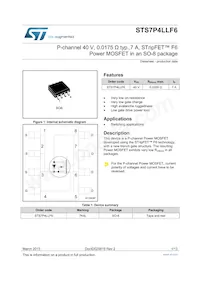 STS7P4LLF6 Datasheet Cover