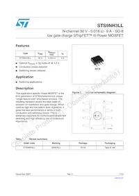 STS9NH3LL Datasheet Cover