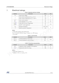 STW18N60DM2 Datasheet Page 3