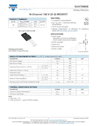 SUA70060E-E3 Datasheet Cover