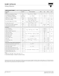 SUM110P04-05-E3 Datasheet Page 2
