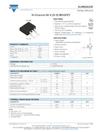 SUM60030E-GE3 Datasheet Cover