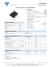 SUM60030E-GE3 Datasheet Copertura