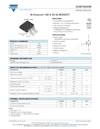 SUM70040M-GE3 Datasheet Copertura