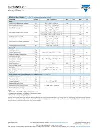 SUP50N10-21P-GE3 Datasheet Page 2