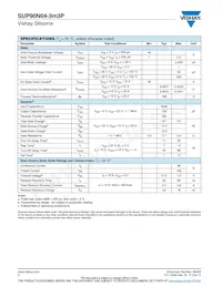 SUP90N04-3M3P-GE3 Datasheet Page 2