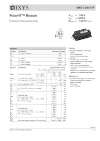 VMO1200-01F Datasheet Copertura