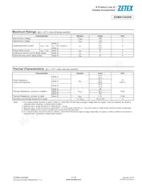 ZXMN10A09KTC Datasheet Page 2