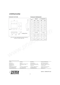 ZXMN2A02N8TA Datasheet Pagina 8