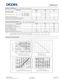 ZXMN2B03E6TA Datasheet Page 2