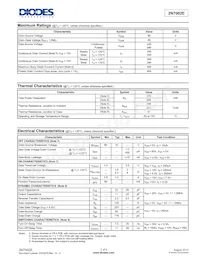 2N7002E-7-F Datasheet Pagina 2