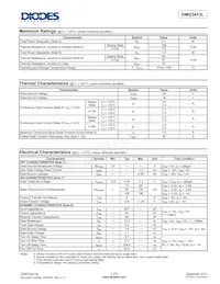 DMG3413L-7 Datasheet Pagina 2