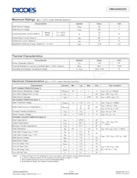DMG4466SSS-13 Datasheet Page 2