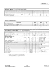 DMG4800LK3-13 Datasheet Page 2