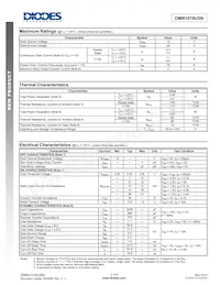 DMN1019USN-13 Datasheet Pagina 2
