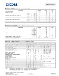 DMN10H120SFG-13 Datasheet Pagina 2