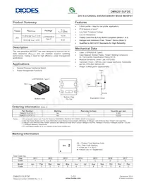 DMN2015UFDE-7 Datasheet Cover