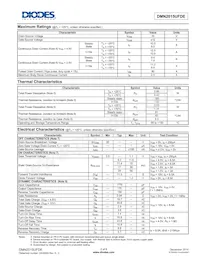 DMN2015UFDE-7 Datenblatt Seite 2
