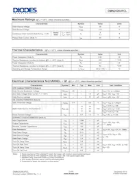 DMN2020UFCL-7 Datasheet Page 2