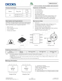 DMN2028USS-13 Datasheet Cover