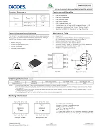 DMN2028USS-13 Datasheet Copertura